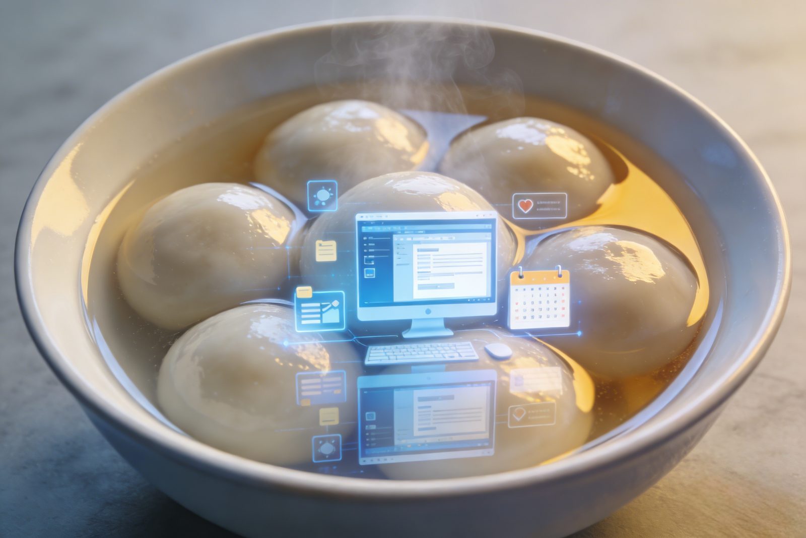 AI 遇上元宵活动现场